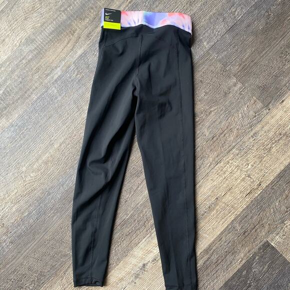 NIKE PRO WOMEN'S 7/8 TIE-DYE LEGGINGS - Picture 7 of 7